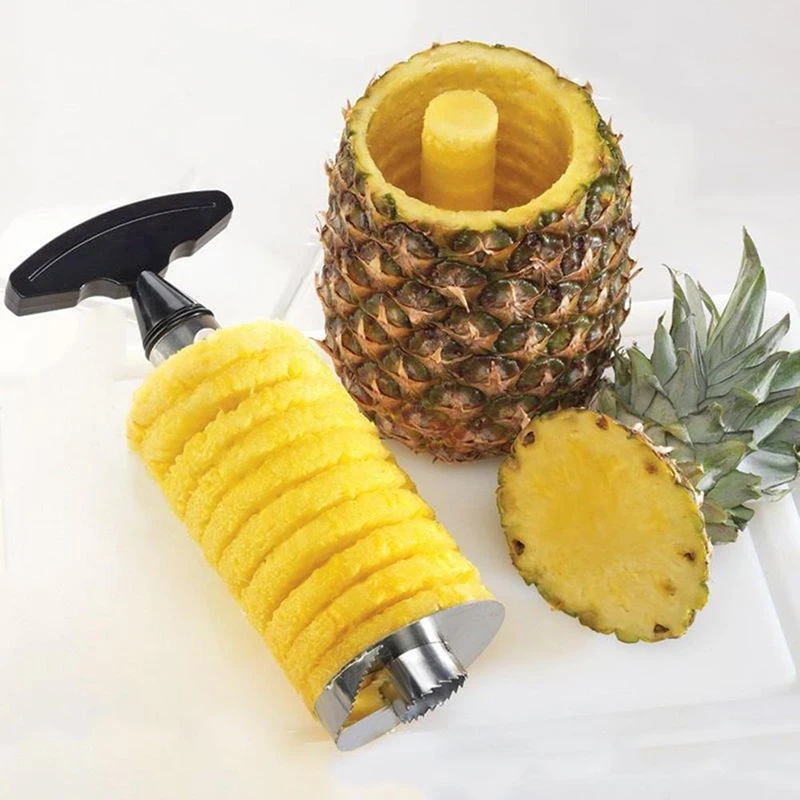 Pineapple Corer Slicer - 1 adet Ananas Dilimleme Soyucu Paslanmaz