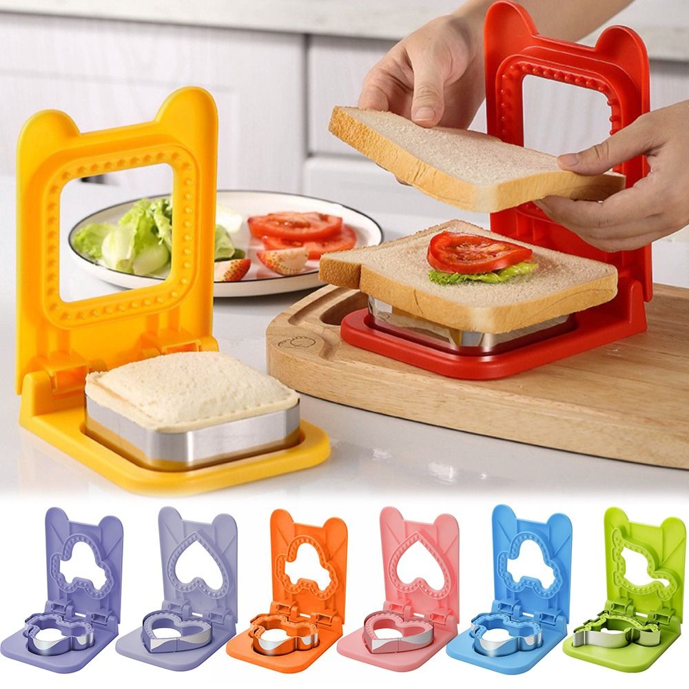 Stainless Bento Box - Paslanmaz Çelik DIY Sandviç Kesiciler Kalıp