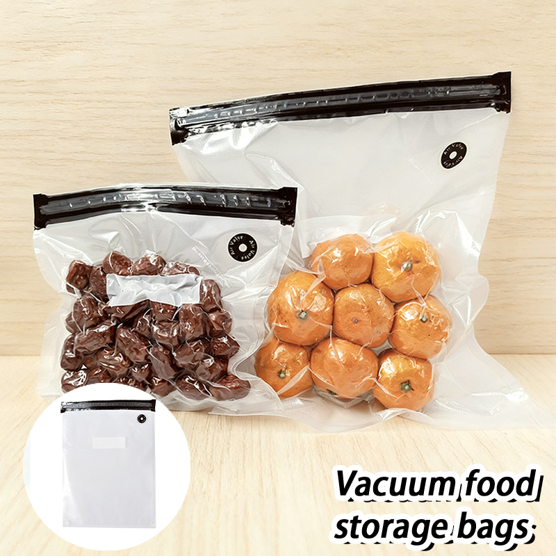 Meal Prep Ziplock - Yeniden Kullanılabilir Vakumlu Kilitli Poşetler, BPA