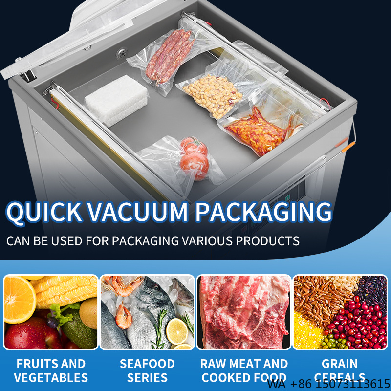 Meal Prep Usa - DZ-500 Dikey Tek Bölmeli Gıda Vakum