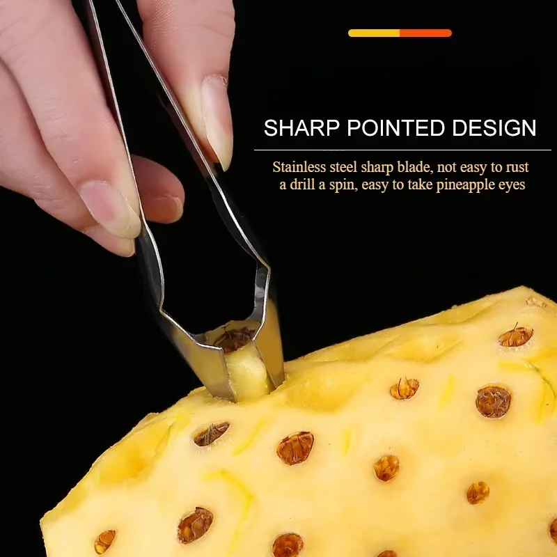 Pineapple Corer Slicer - Paslanmaz Çelik Çilek Soyucu Meyve Soyacağı