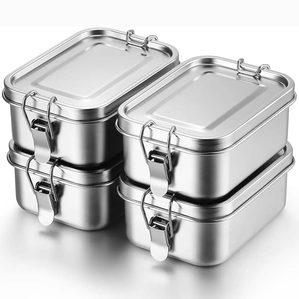 Stainless Bento Box - Paslanmaz Çelik Bento Kutusu Metal Öğle