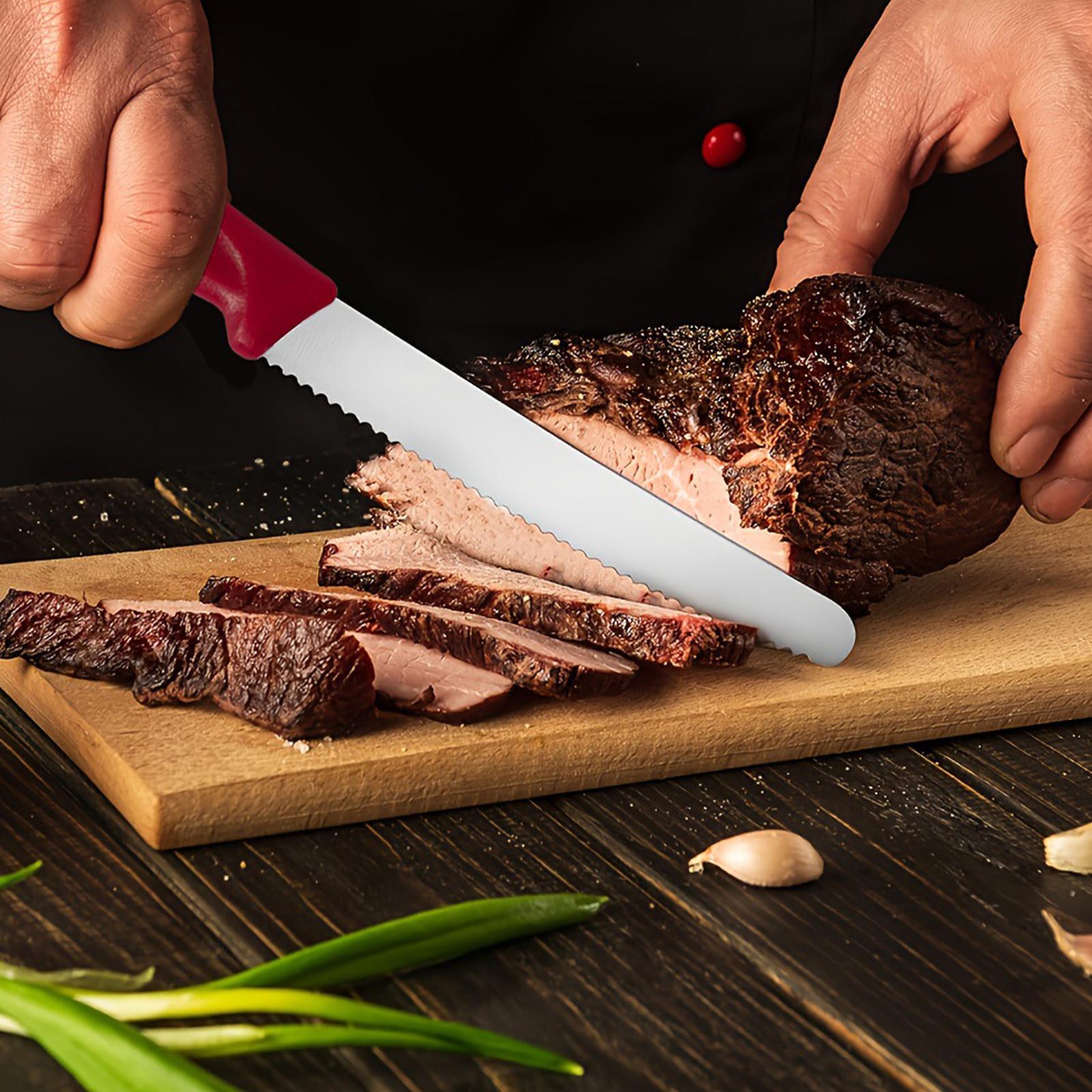 Tırtıklı biftek kesici 5 adet  - Meal Prep Usa incelemesi ve fiyatı