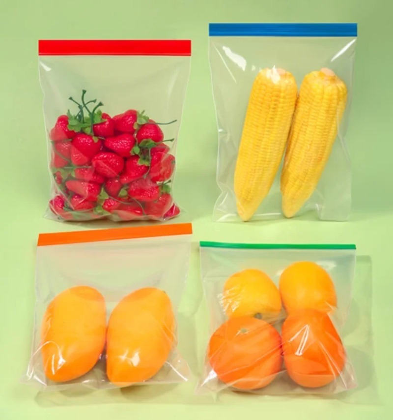 Renkli Şeffaf PE Fermuarlı Sak - Meal Prep Ziplock incelemesi ve fiyatı